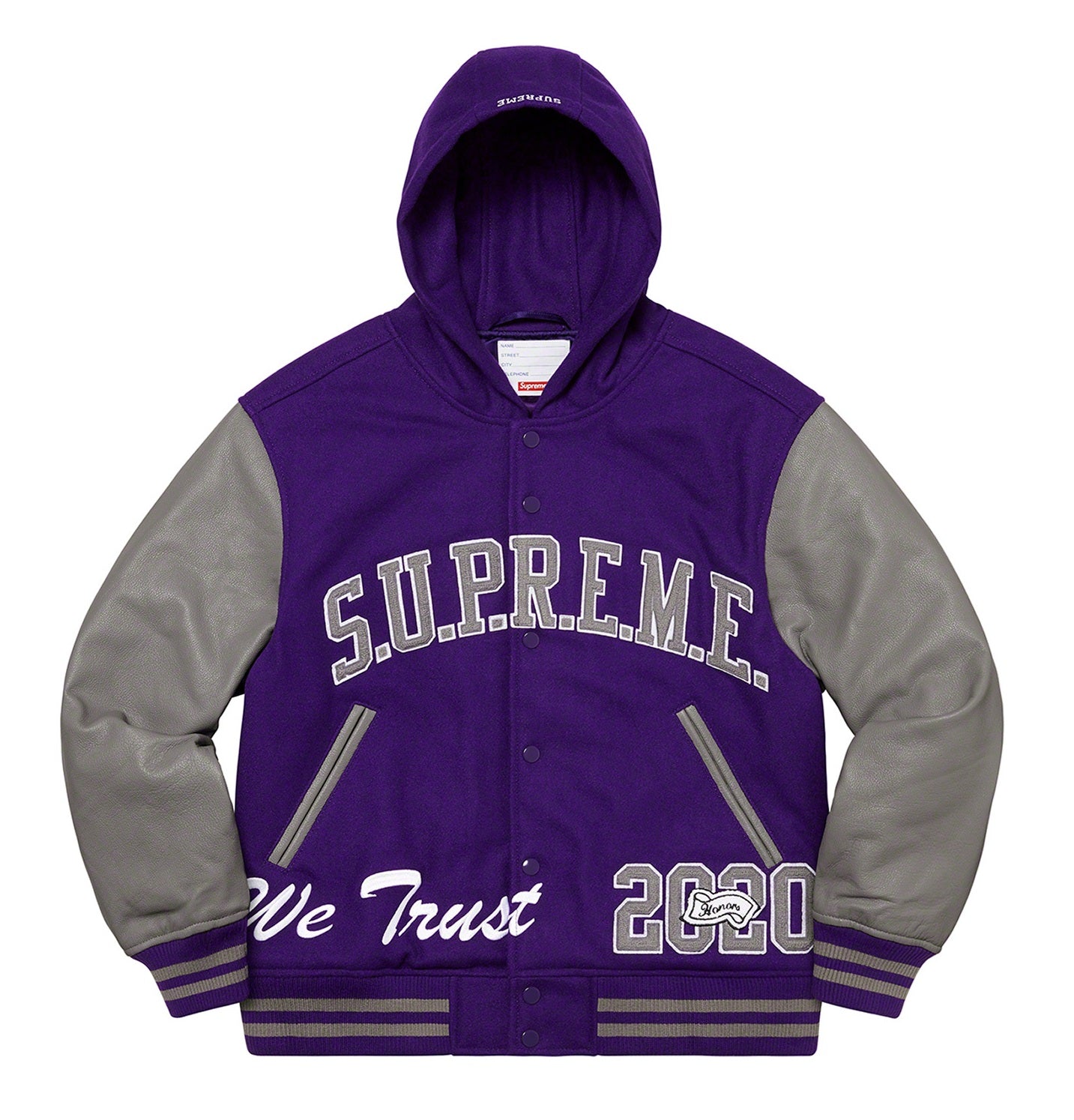 Supreme King Hooded Varsity Jacket WorthVee