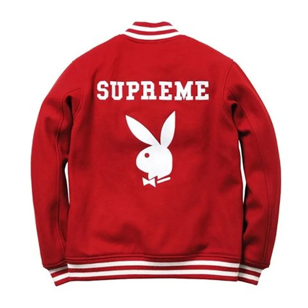 Supreme Playboy Wool Varsity Jacket WorthVee