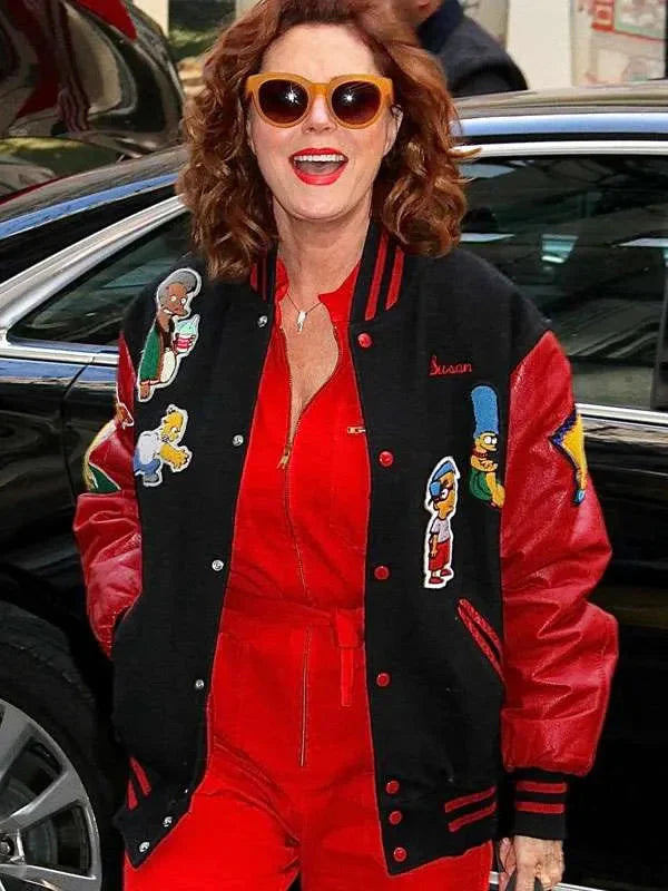 Susan Sarandon Simpsons Varsity Jacket Shopotiny