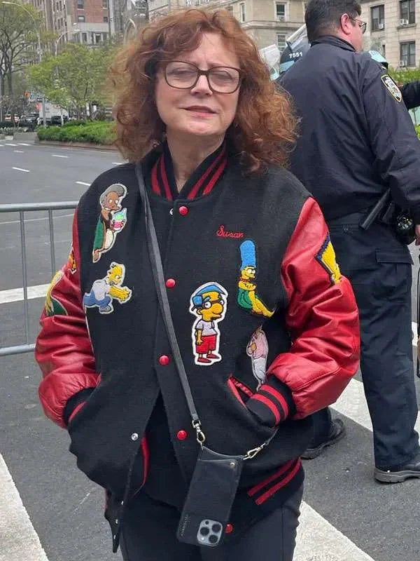 Susan Sarandon Simpsons Varsity Jacket Shopotiny