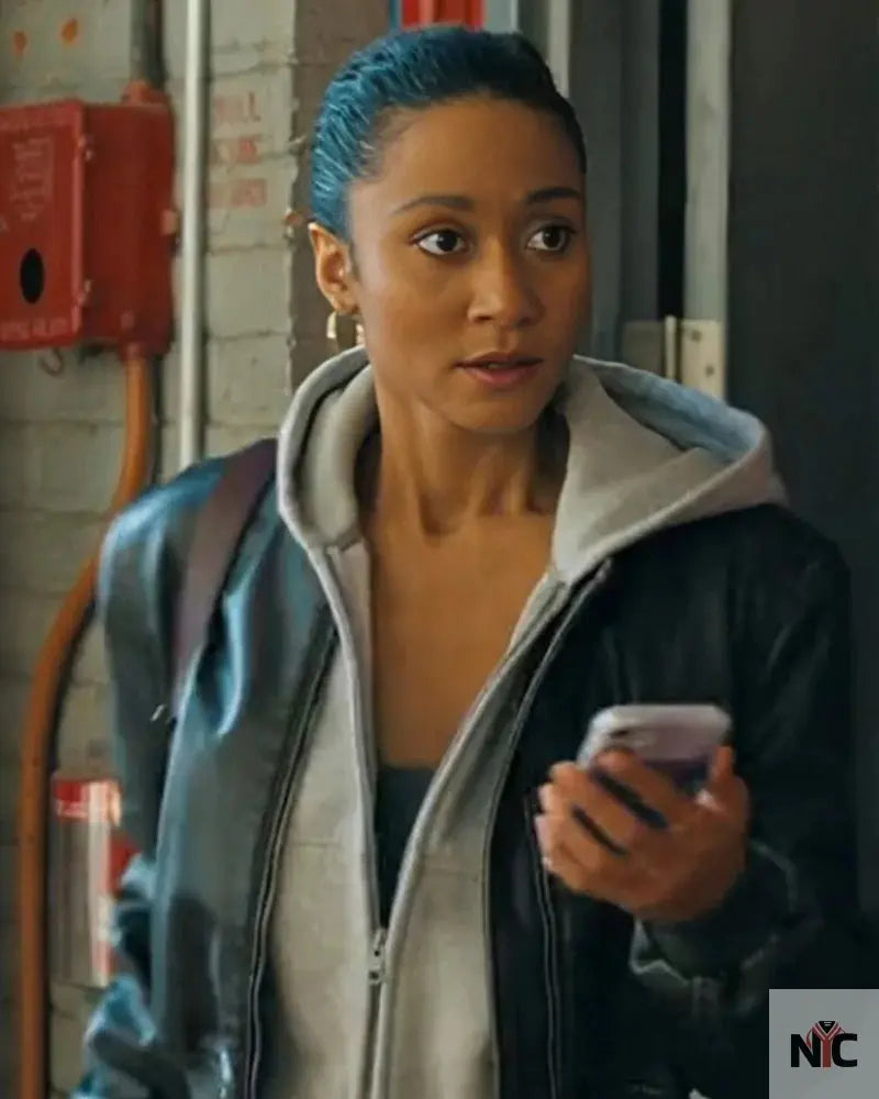 Sydney Shandon Sullivan’s Crossing Black Leather Jacket Clanton Jacket