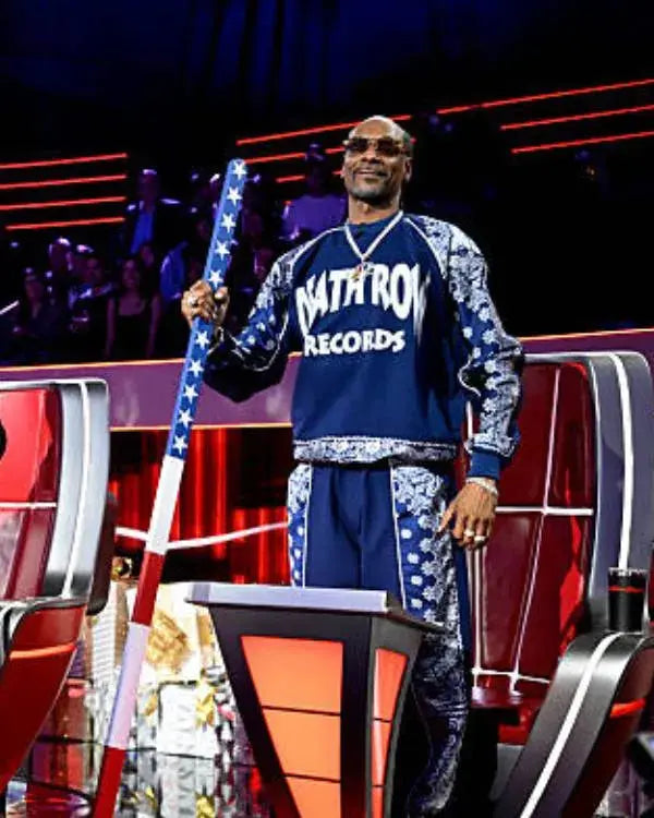 THE VOICE Live Finale Snoop Dogg Blue Tracksuit WorthVee