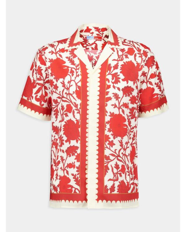 Perfect Match S03 Nick Lachey Red Floral Print Shirt Clanton Jacket