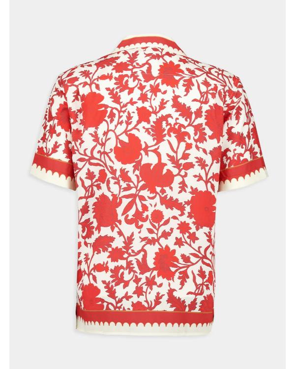 Perfect Match S03 Nick Lachey Red Floral Print Shirt Clanton Jacket