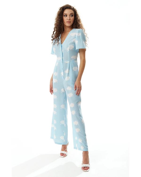 Loose Women 2025 Brenda Edwards Cloud Print Jumpsuit Clanton Jacket