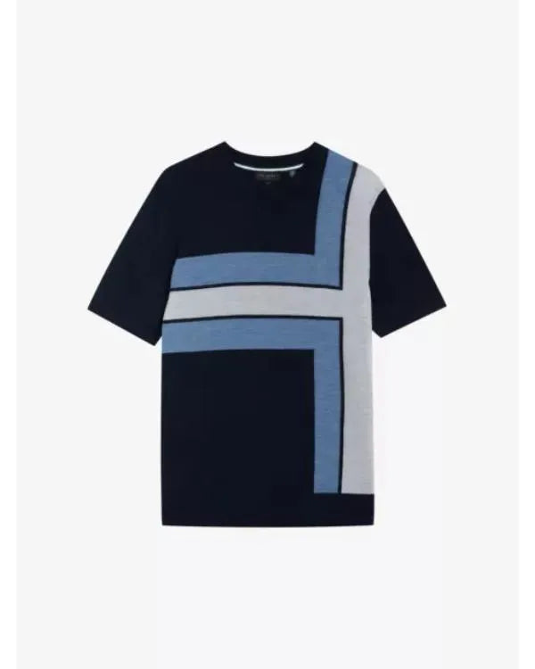 TV We Love S01 Jim Colucci Color Block Crewneck Sweater