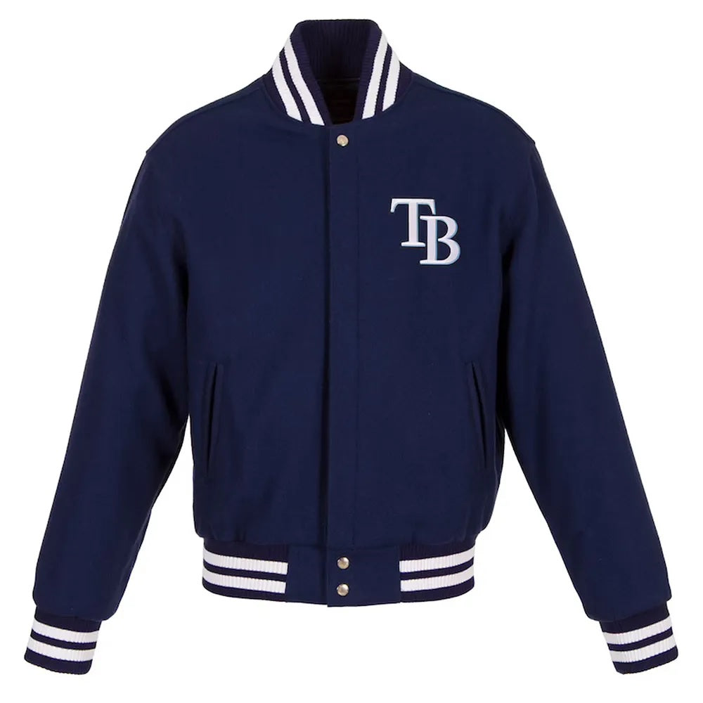 Tampa Bay Rays Black Wool Jacket WorthVee