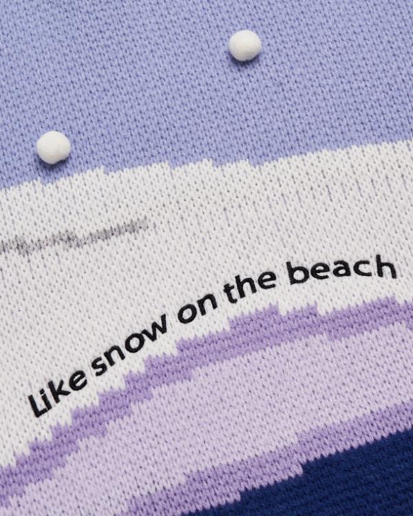 Taylor Swift Like Snow On The Beach Sweater
