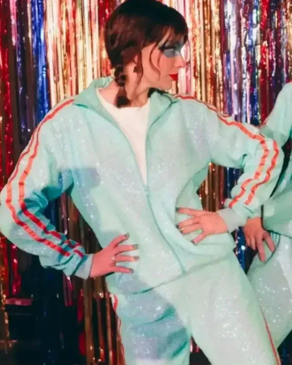Taylor Swift Opalite Music Video Sequin Tracksuit