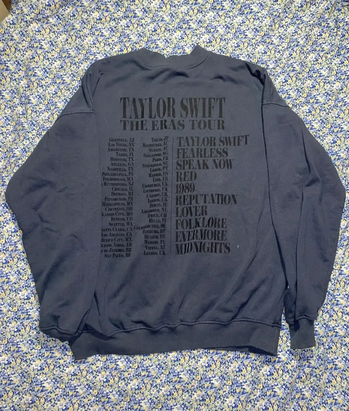 Taylor Swift The End Of An Era S01 Taylor Swift Eras Sweatshirt