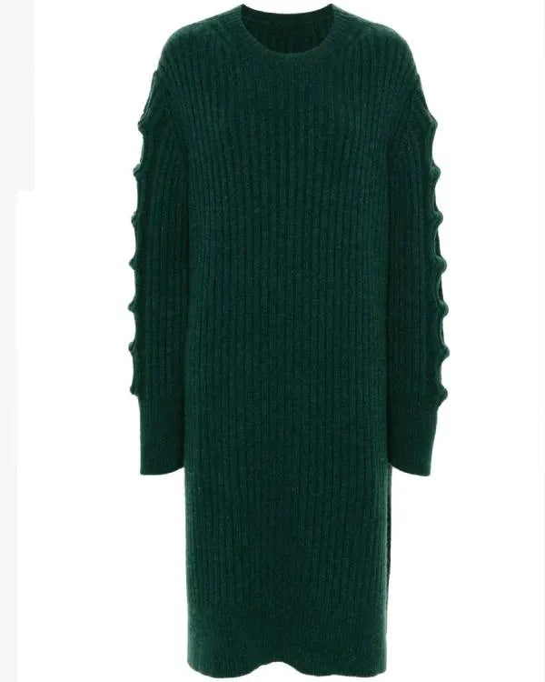 Taylor Swift The End of an Era S01 Taylor Swift Green Knit Sweater Dress