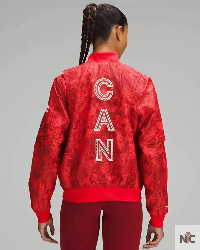 Team Canada Women’s Vented Jacquard Jacket Clanton Jacket
