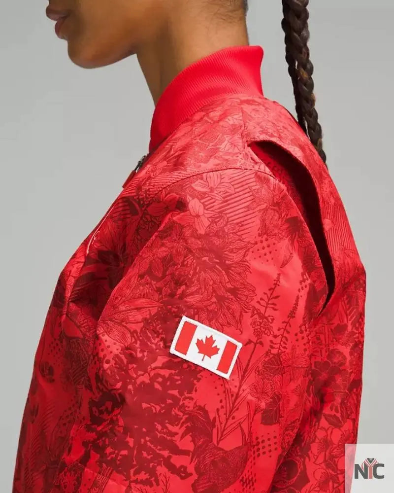 Team Canada Women’s Vented Jacquard Jacket Clanton Jacket