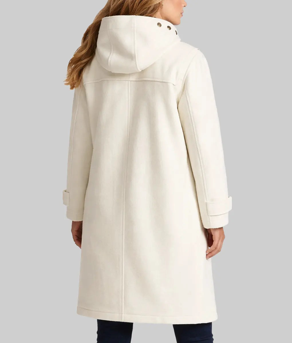 Team USA Olympics 2026 Opening Ceremony White Toggle Coat