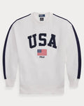 Team USA Oversize Fleece Crewneck Sweatshirt Clanton Jacket