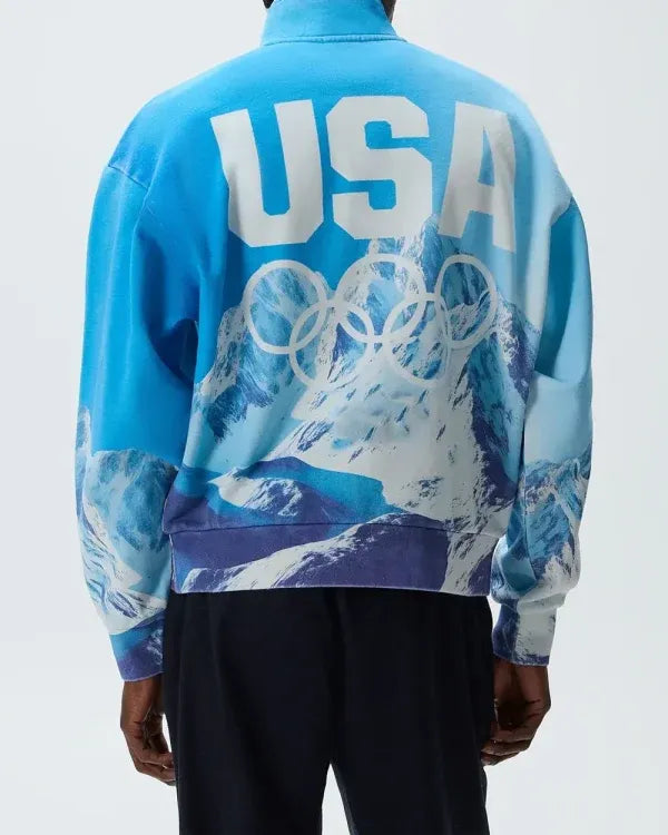 Team USA Winter Mountain Quarter Zip Sweatshirt
