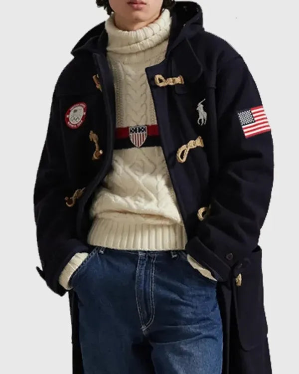Team USA Winter Olympics 2026 Flagbearer Toggle Coat