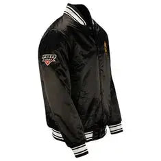 Texas Rattlers Satin Starter Jacket - Black WorthVee