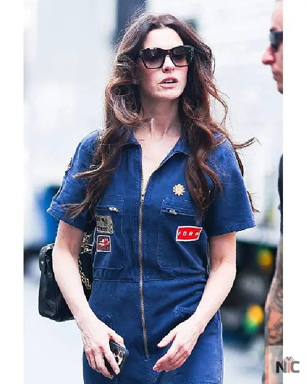 The Devil Wears Prada 2 Anne Hathaway Jumpsuit Clanton Jacket