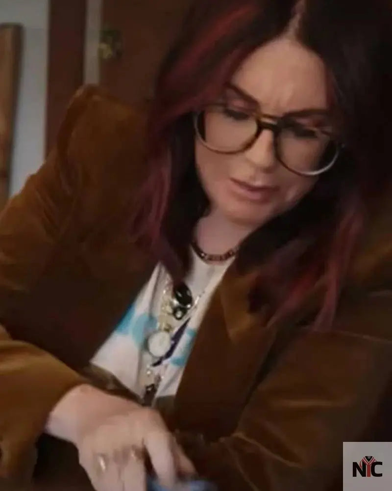 The Fabulous Four 2024 Megan Mullally Brown Blazer Clanton Jacket