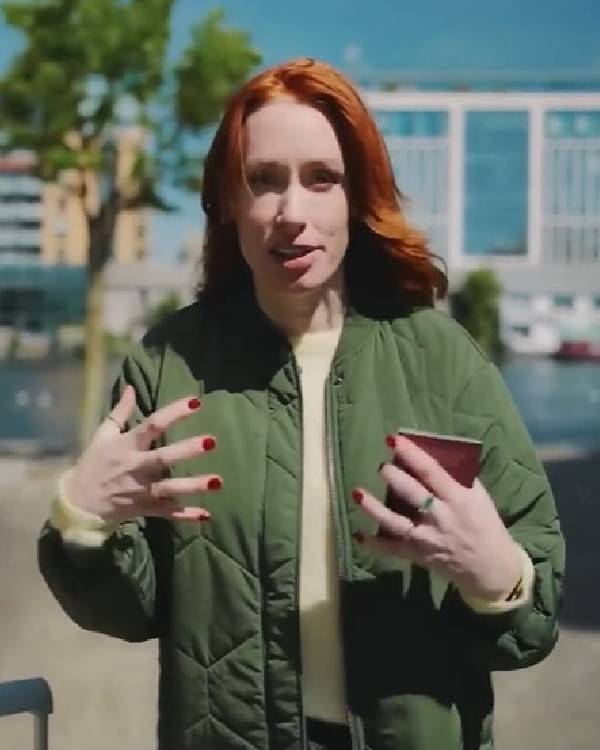 The Infinite Explorer with Hannah Fry Green Bomber Jacket