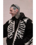 The Kardashians S07 Travis Barker Sherpa Skeleton Jacket