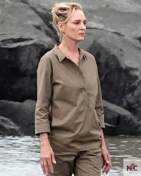 The Old Guard 2 Uma Thurman Shirt Clanton Jacket