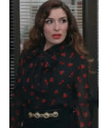 The Paper 2025 Sabrina Impacciatore Strawberry Print Blouse USA Jackets