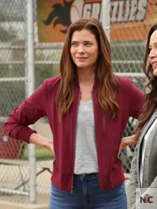 The Rookie 2024 Gennifer Bradford Red Jacket Clanton Jacket