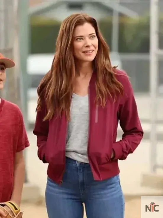 The Rookie 2024 Gennifer Bradford Red Jacket Clanton Jacket
