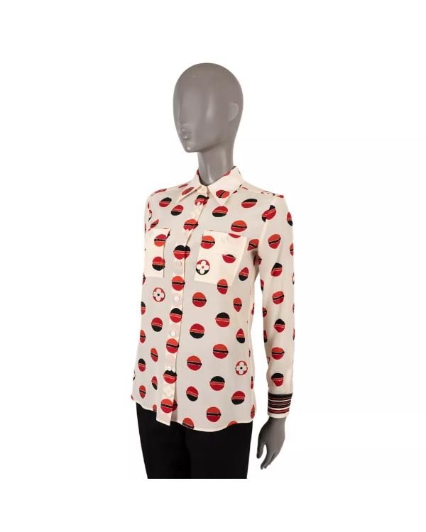 The Today Show 2025 Daryn Carp Printed Silk Blouse