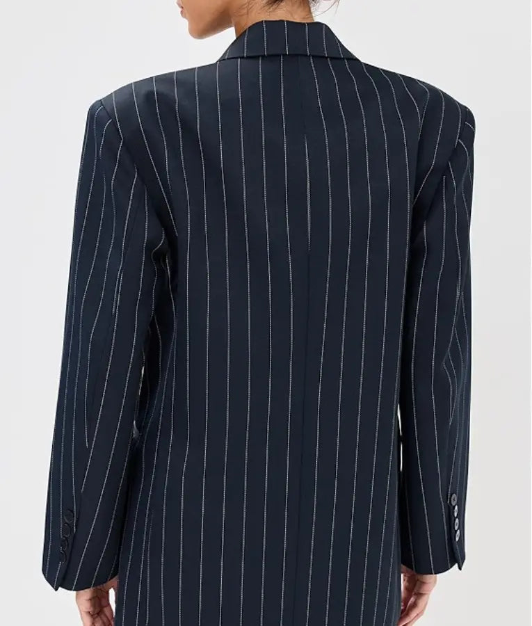 The Today Show 2025 Erin Andrews Pinstripe Blazer