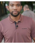 The Today Show 2025 Shaquille Brewster Rust Polo Shirt Clanton Jacket