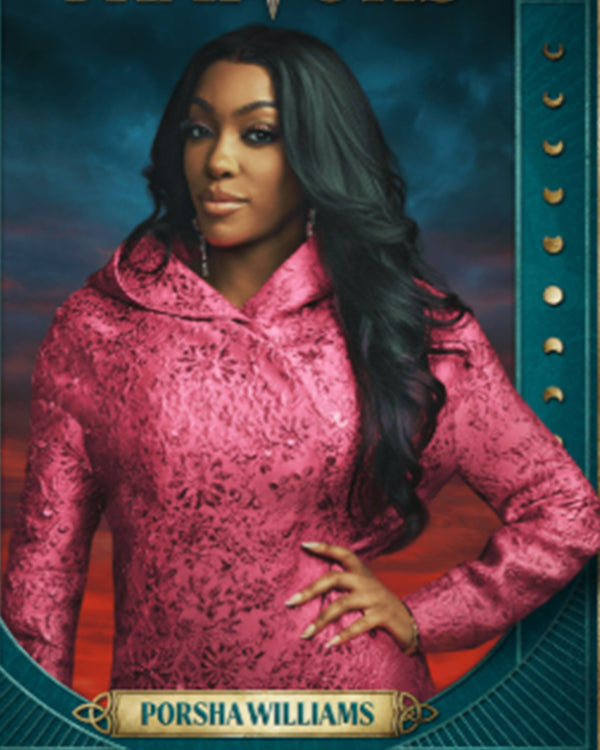 The Traitors US S04 Porsha Williams Pink Embellished Dress