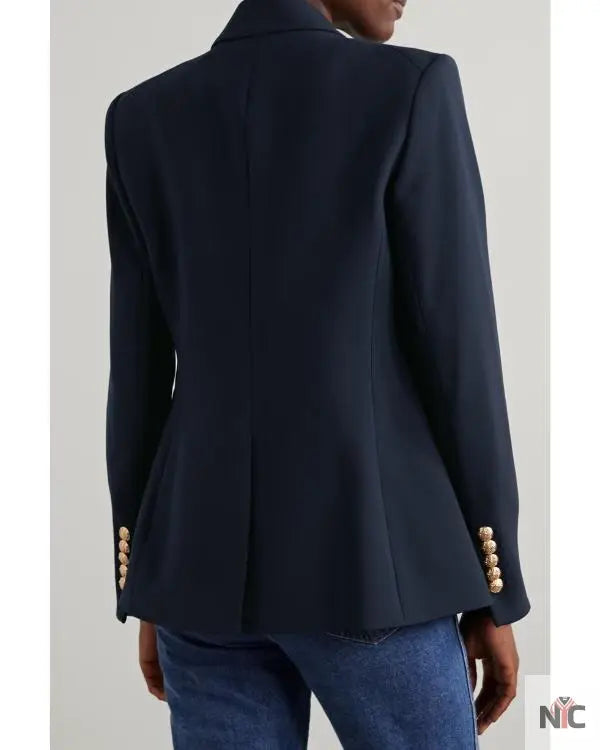 The View 2025 Joy Behar Blue Double Breasted Blazer Clanton Jacket