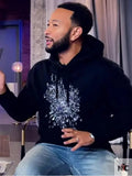 The Voice S27 John Legend Black Hoodie Clanton Jacket