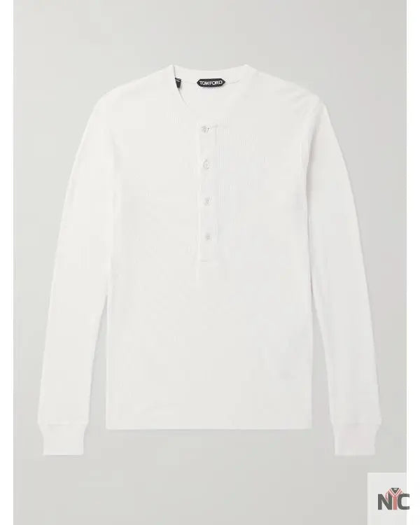The Voice S28 Niall Horan White Ribbed Cotton Jersey Clanton Jacket