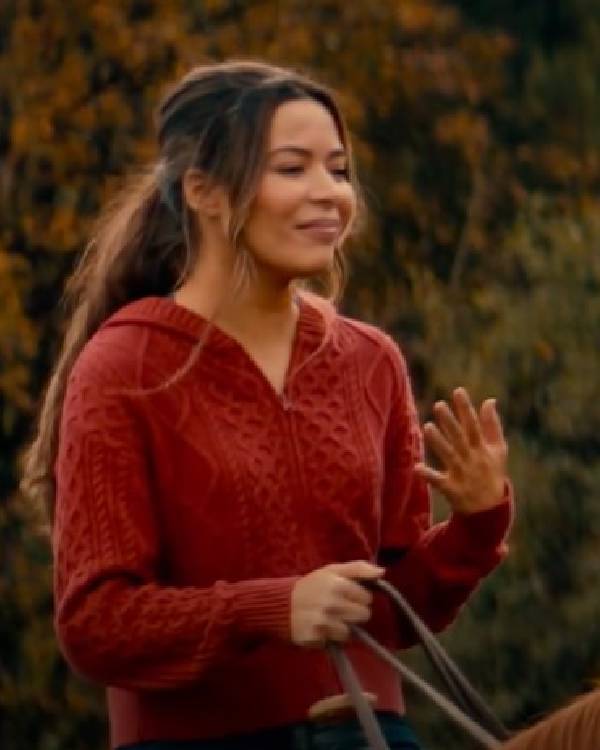 The Wrong Paris 2025 Miranda Cosgrove Hooded Cardigan