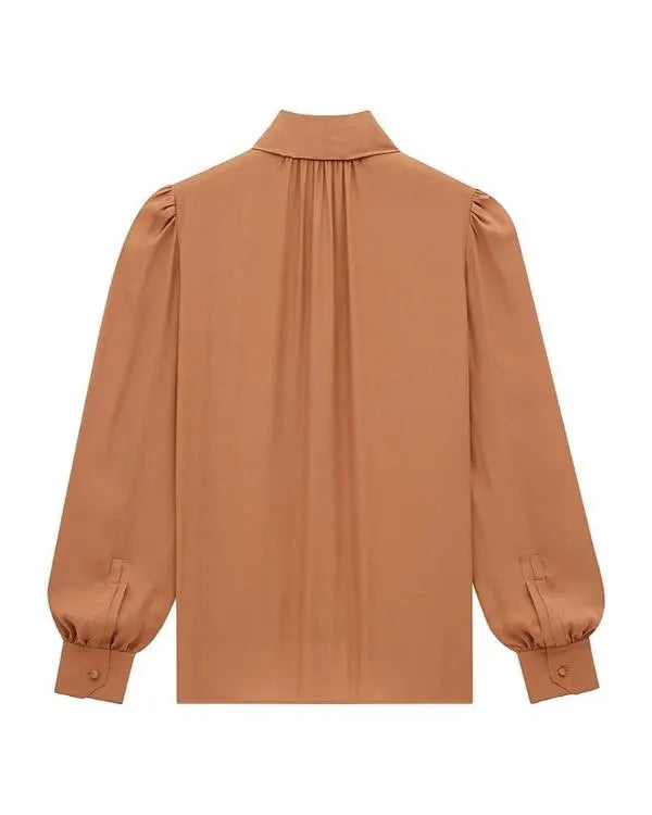 The Beauty S01 Jess Alexander Neck Tie Blouse