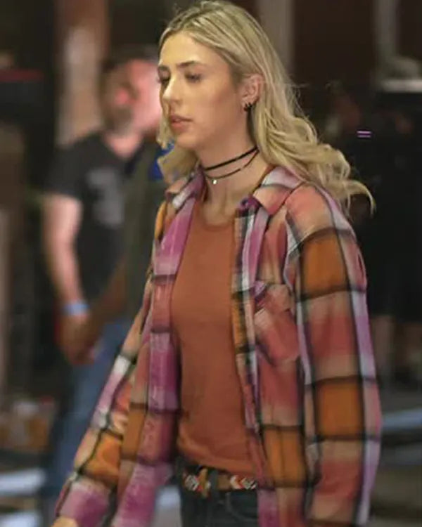 The Family Stallone Scarlet Rose Stallone Plaid Shirt