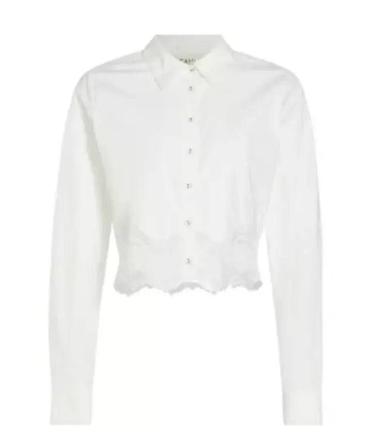 The Golden Bachelorette Joan Vassos White Shirt