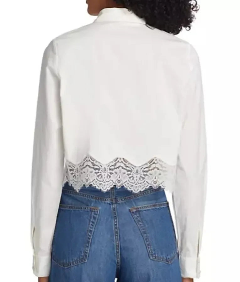 The Golden Bachelorette Joan Vassos White Shirt