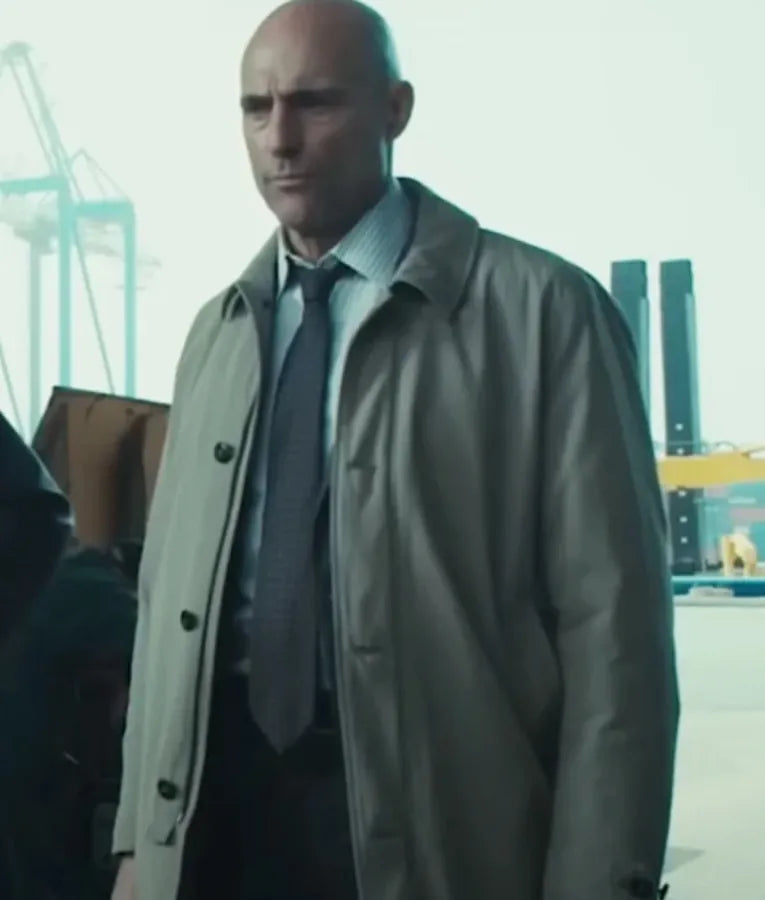 The Silent Hour 2024 Mark Strong Coat