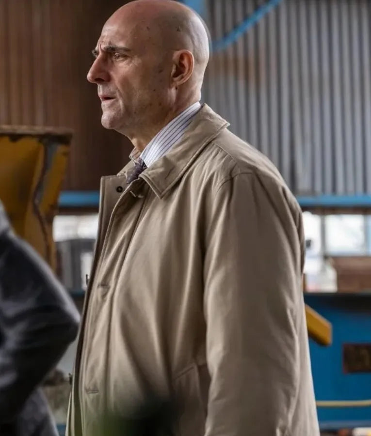 The Silent Hour 2024 Mark Strong Coat