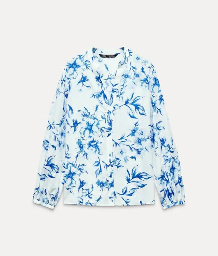 The Talk Amanda Kloots Floral Shirt