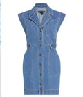 The Talk Natalie Morales Denim Minidress