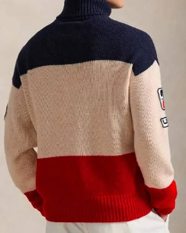 The Today Show 2026 Dylan Dreyer American Flag Team USA Turtleneck Sweater