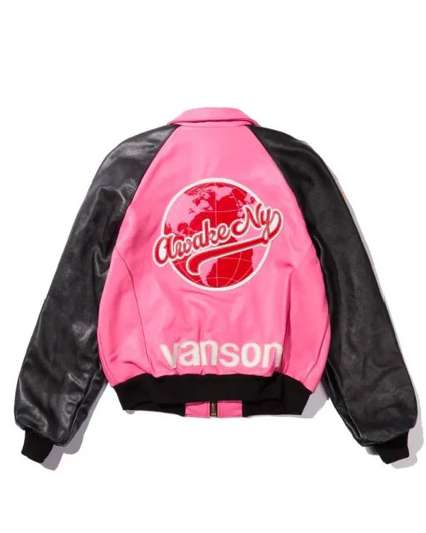 The Today Show Anderson .Paak Pink and Black Leather Jacket