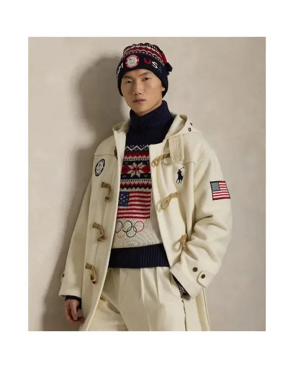 The Today Show Craig Melvin Team USA Toggle Coat WorthVee