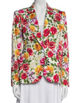 The Today Show Jill Martin White Floral Blazer